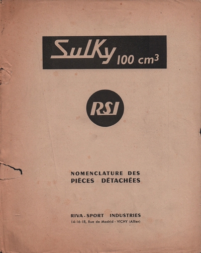 Sulky - Nomenclature