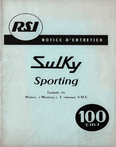 Sulky - Notice