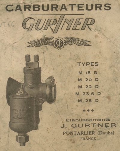 Carburateur Gurtner M20D (réglages)